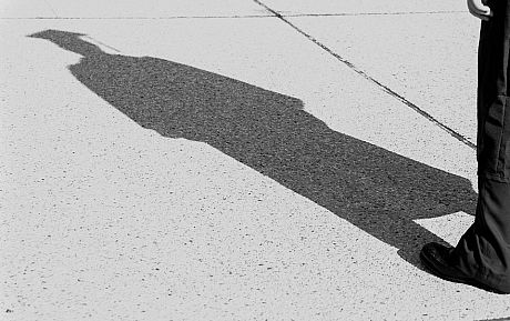 graduate's shadow