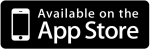 Apple App Store button which links to the App Store to download for Apple IOS devices