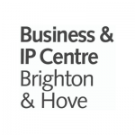 Image of Brighton and Hove IP Centre logo. White text on black background.