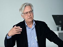 Professor Bryan Turner delivering a lecture