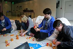 particle physics workshop with lego
