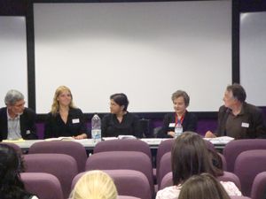 Roundtable on Connecting Academics, Practioners and Activists with K. Hudson, N. Ngoma, Y. Peled, A. Siddiqa, and K. van der Pijl