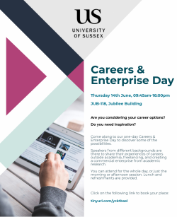 Careers & Enterprise Day Promotional Poster