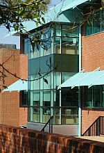 A view of the Genome Damage and Stability Centre from the side