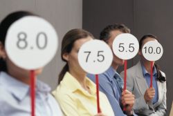 judges holding scores judges holding scores