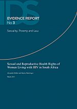 Sexual and Reproductive Health Rights of Women Living with HIV in South Africa
