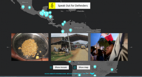 Speak Out For Defenders website - Amnesty International