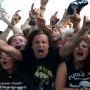 Happy crowd.