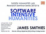 Poster advertising seminar given by James Smithies