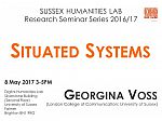 Poster advertising seminar given by Georgina Voss