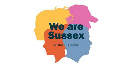 We Are Sussex logo for Strategy 2025