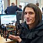 Konstaninos Tsoris with hexapod robot control project