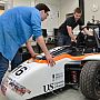 Students working on the Formula Student group project