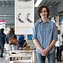 Product Design Student Jack Jephson with his Upper Limb Prosthesis project