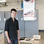 Product Design Student Damian Holland with his Anaphylactic Prevention & Response project