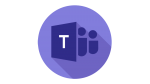Purple Microsoft Teams logo