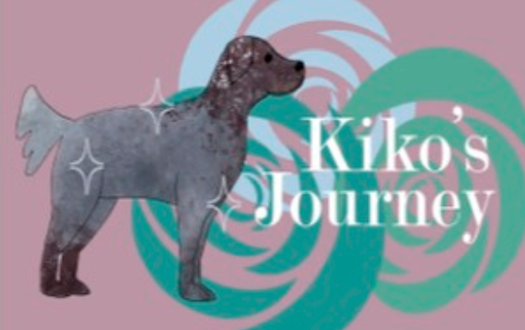 An image of a dog with the title Kiko's journey