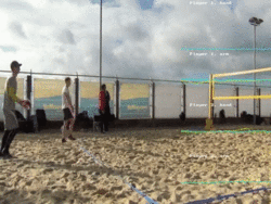 Wearable sensors for beach volleyball