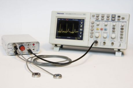 Prototype ECG demonstration unit developed at Sussex