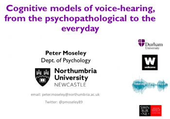 Cognitive models of Voice Hearing