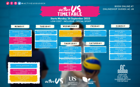 ACTIVE US TIMETABLE