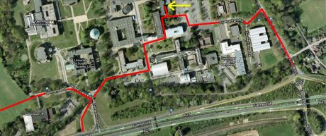 Directions from front of campus