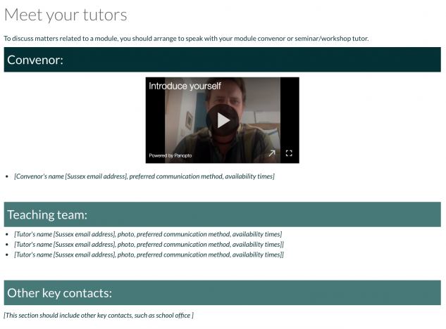 Sussex Template B Tutors
