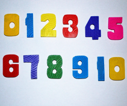 Decorative image of numbers