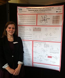 Nikki presenting her work at the RSC Main Group meeting 2012