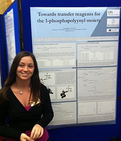 Amy presenting her work at the RSC Main Group meeting 2012