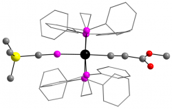 eta-1 phosphalkyne complex of ruthenium(II) methylpropiolate