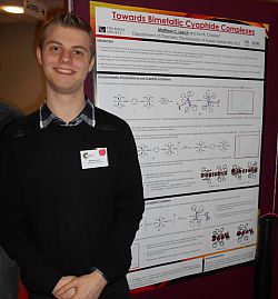 Matt presenting his poster at the Dalton 2016 meeting in Warwick