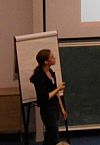 Vicki giving her talk at the Dalton 2016 meeting in Warwick