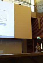 Matt delivering his talk at the Dalton 2018 meeting