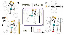 Contents page entry from the inorganic chemistry paper, showing a series of interconversions