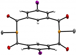 The 5-Iodo-substituted P-methyl-diphosphametacyclophane