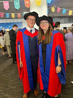 Kyle and Maddie at Graduation