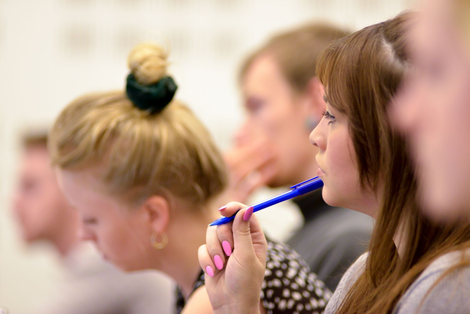 Students socialising on campus