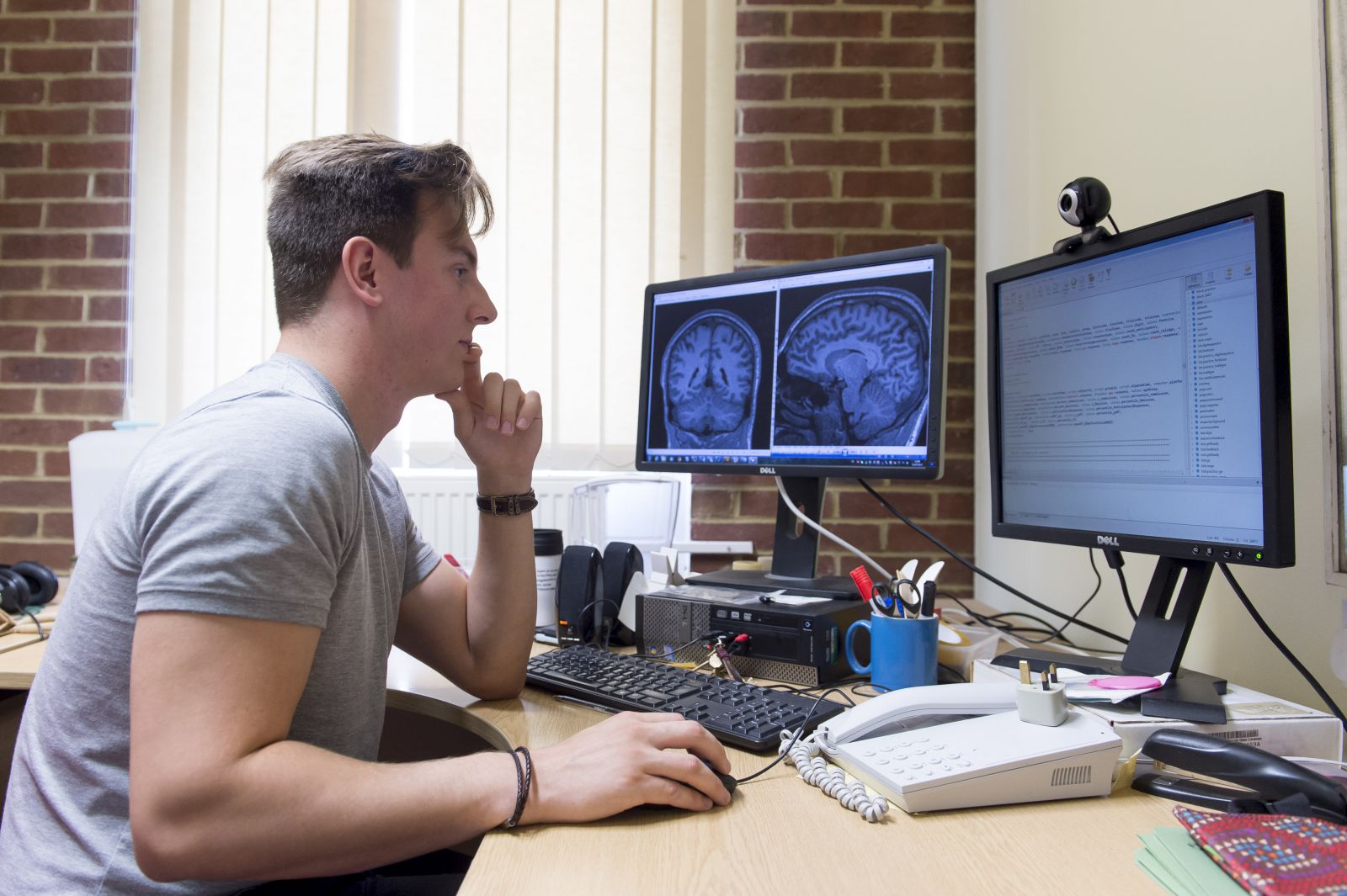 First-year undergraduate students in a lab session at the Ƶ