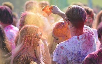 Holi Festival on campus