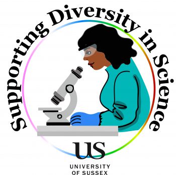Supporting diversity in science at the University of Sussex logo
