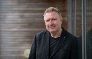 A picture of Professor Mario Novelli outside Essex House where he is based at the University of Sussex