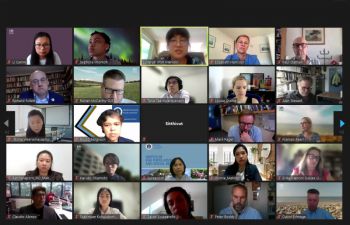 Screenshot of participants at the workshop