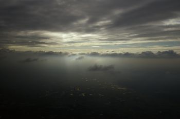 Image of clouds and a grey sky