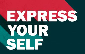 Image includes text reading EXPRESS YOURSELF in bold. The Award encourages students to express themselves with extracurricular activities.