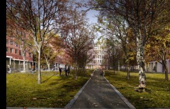 Impression of new Pavilion Library space