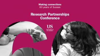 image of people at a conference embedded in 60th anniversary logo