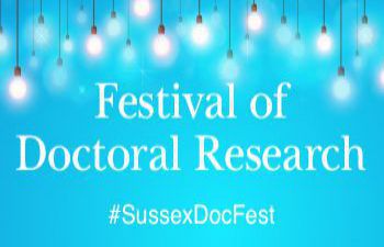 Festival of Doctoral Research logo #SussexDocFest