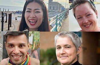 Four colleagues who will join Brighton Pride Parade 2022