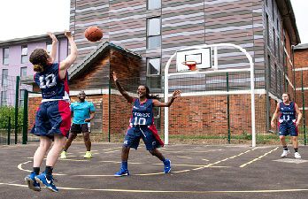 University of Sussex women's basketball team open new basketball court